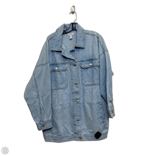 Jacket Denim By Forever 21 In Blue Denim, Size: 1x