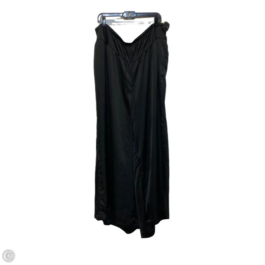 Pants Wide Leg By Belle Isle In Black, Size: 3x