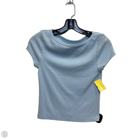 Top Short Sleeve Basic By Aeropostale In Blue, Size: M
