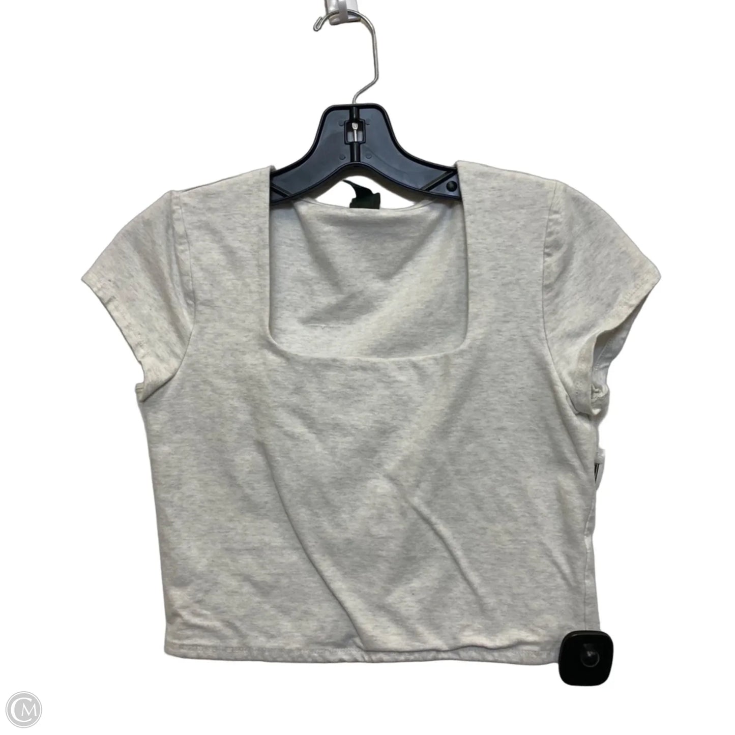 Top Short Sleeve Basic By Wild Fable In Grey, Size: M