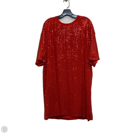 Dress Party Short By Shein In Red, Size: 3x