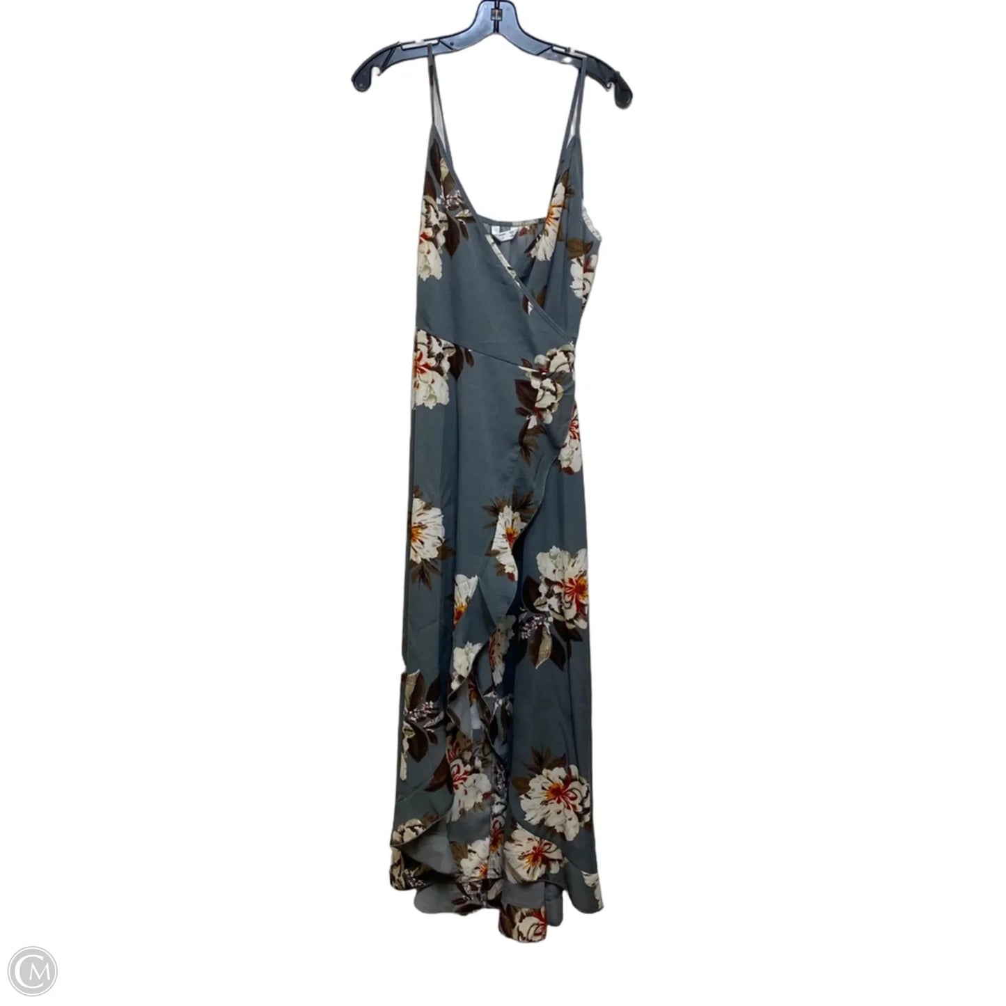 Dress Casual Maxi By Cmf In Grey, Size: L