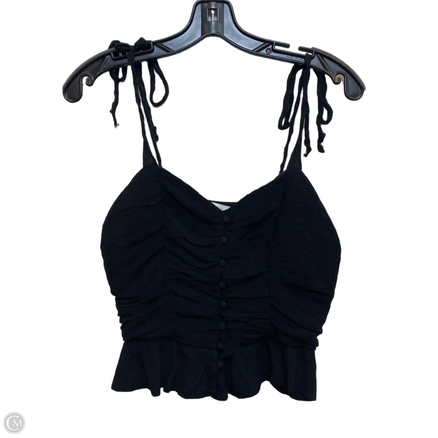 Top Sleeveless By Astr In Black, Size: M