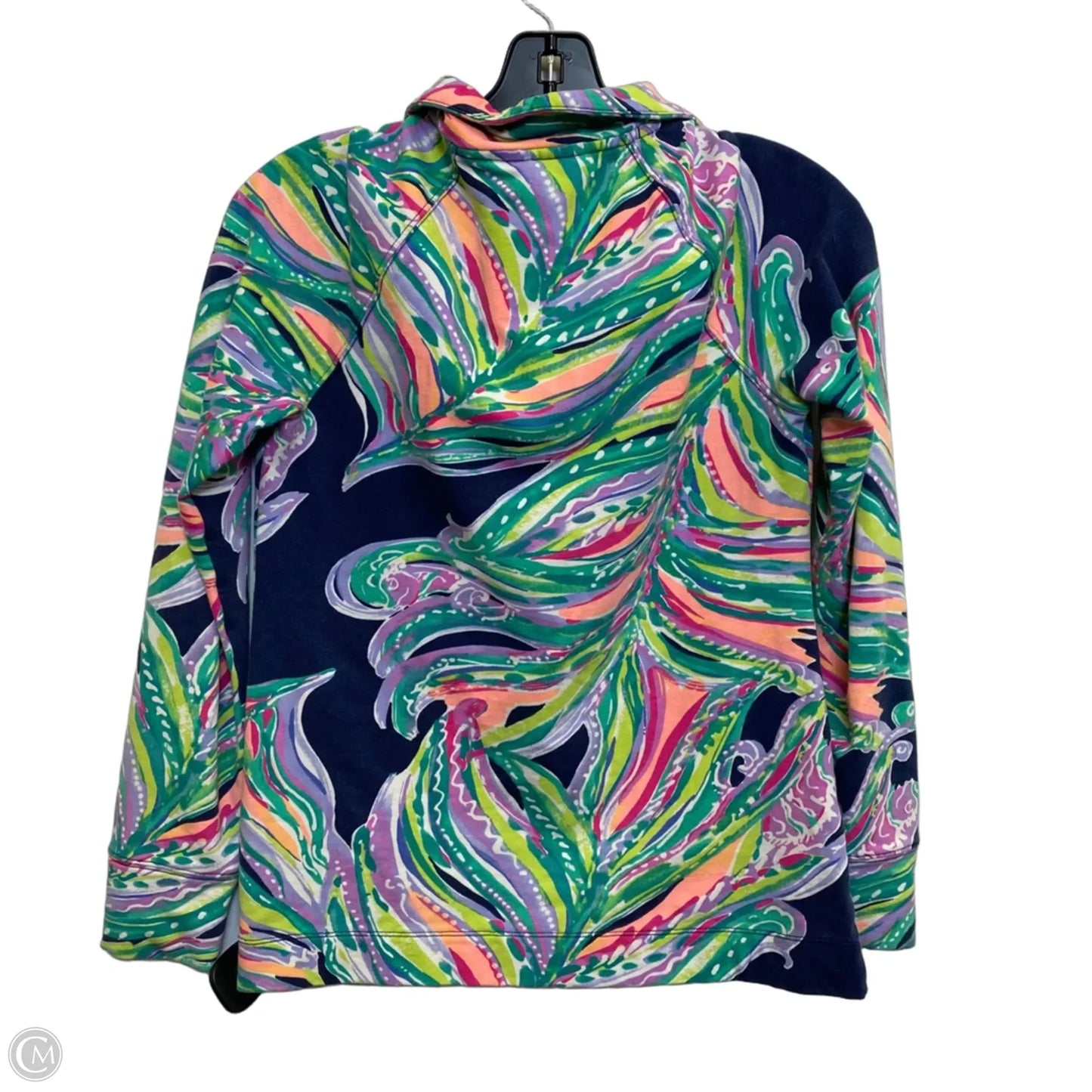 Sweatshirt Designer By Lilly Pulitzer In Green & Purple, Size: Xs