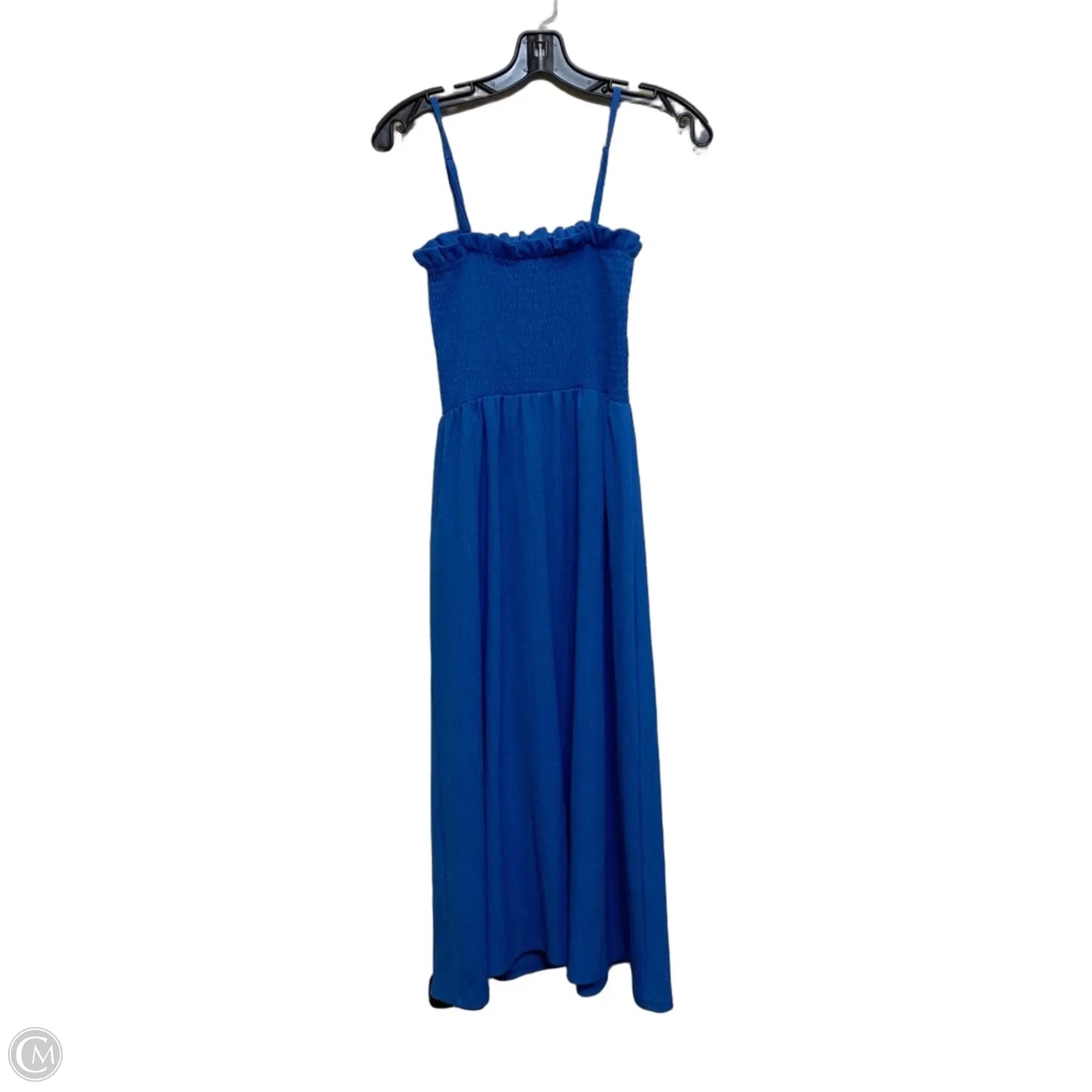 Dress Casual Midi By H&m In Blue, Size: S