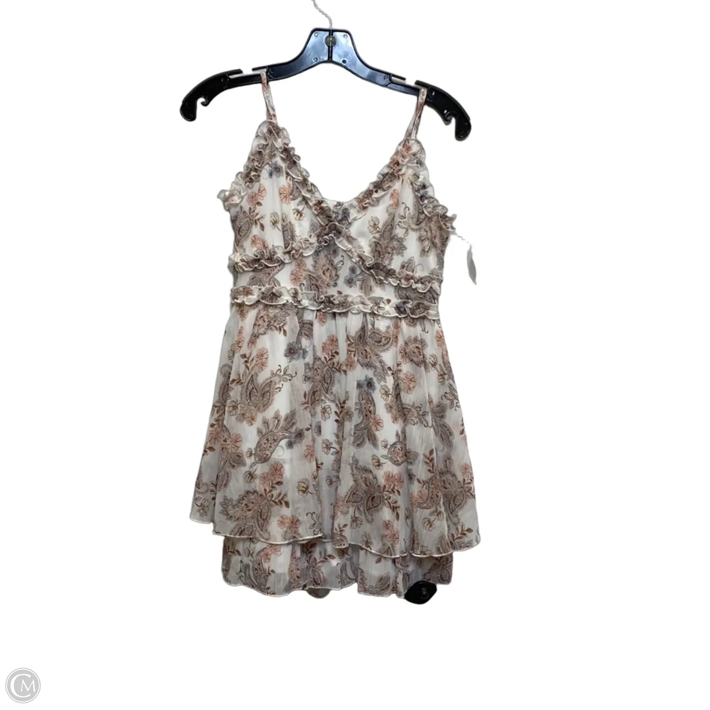 Romper By Charmed Hearts In Pink & White, Size: S
