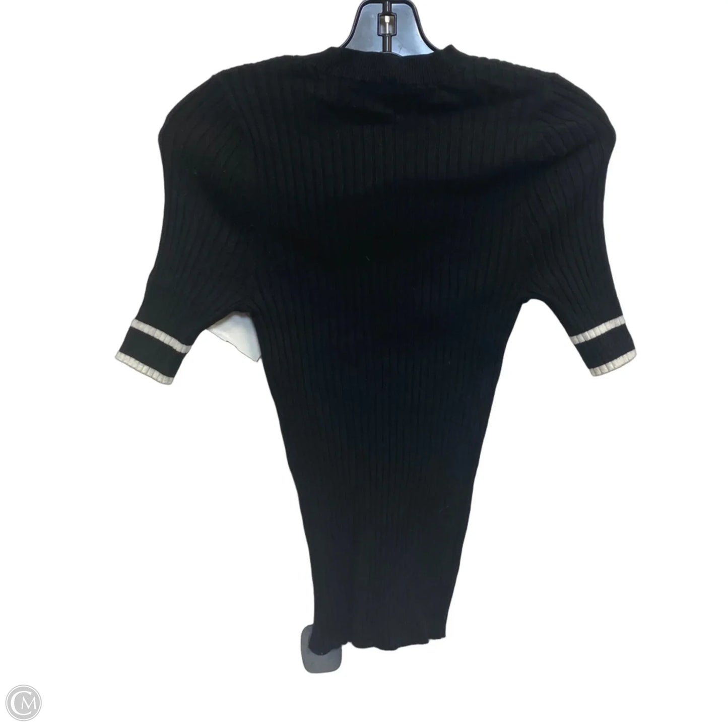 Top Short Sleeve By Nine West In Black, Size: S