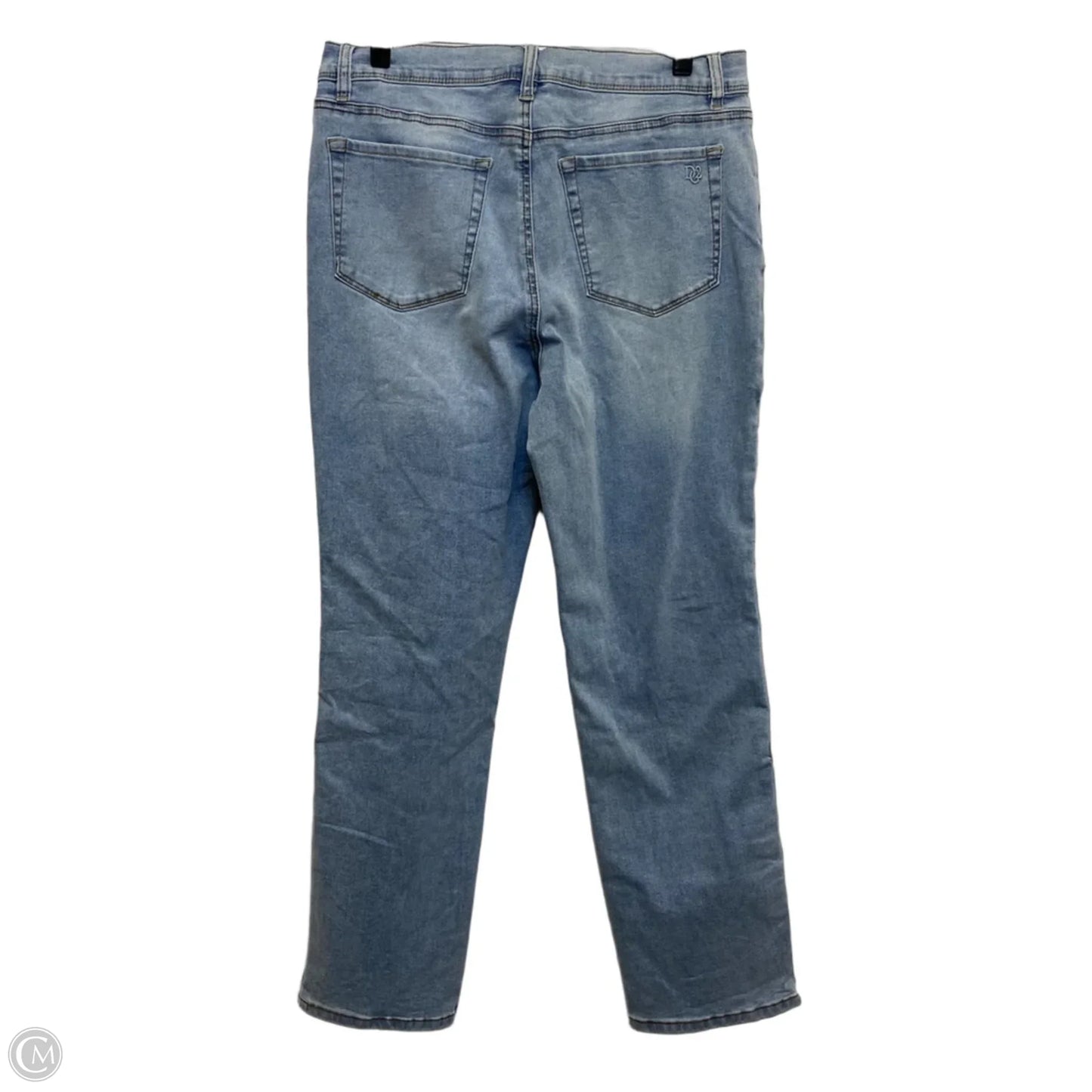 Jeans Straight By Dg2 In Blue Denim, Size: 10