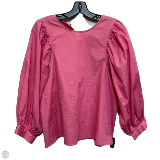 Top 3/4 Sleeve By Maude Vivante In Pink, Size: M