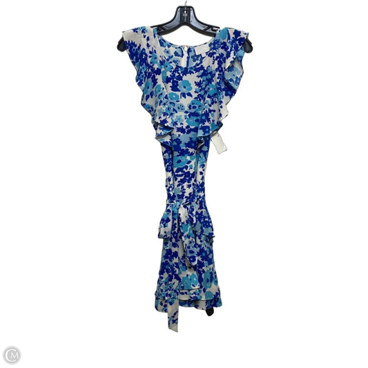 Dress Casual Short By Sugar Lips In Blue & White, Size: S