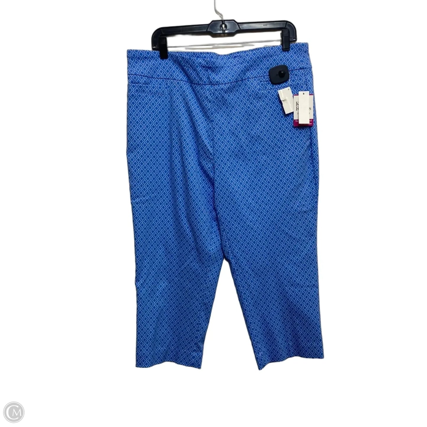 Pants Cropped By Kim Rogers In Blue, Size: 14