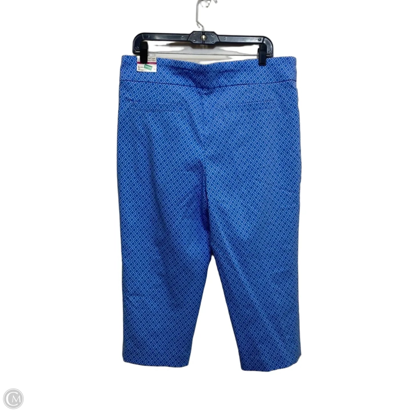 Pants Cropped By Kim Rogers In Blue, Size: 14