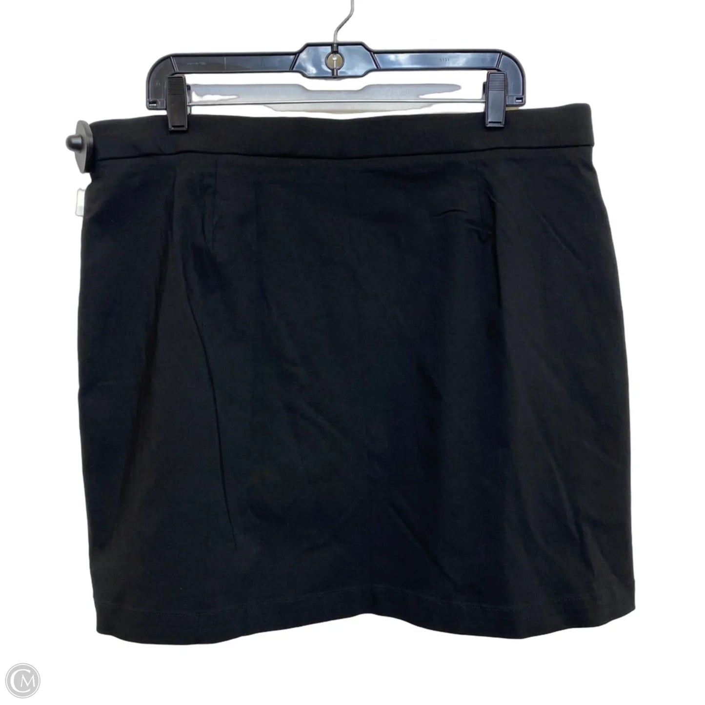 Skort By Rafaella In Black, Size: Xxl