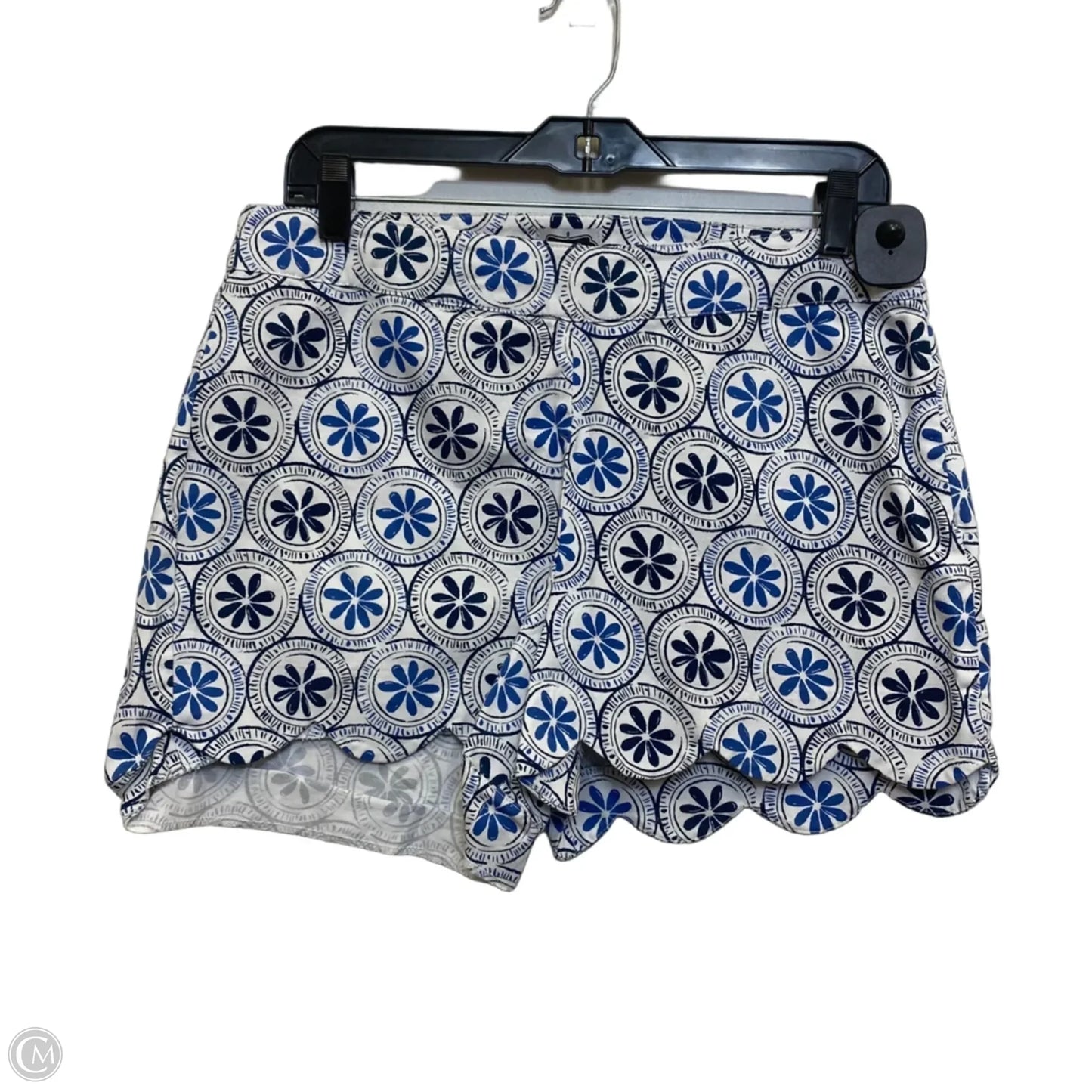 Shorts By Mudpie In Blue & White, Size: M