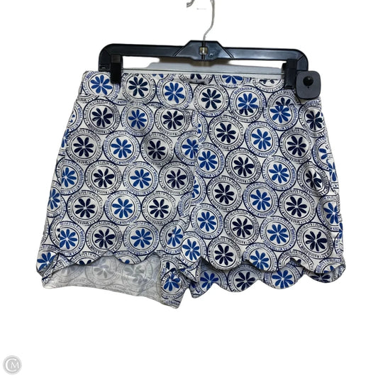Shorts By Mudpie In Blue & White, Size: M