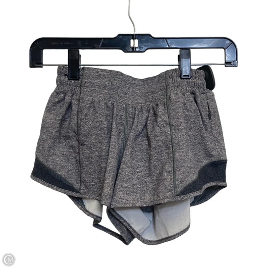 Athletic Shorts Designer By Lululemon In Grey, Size: 2