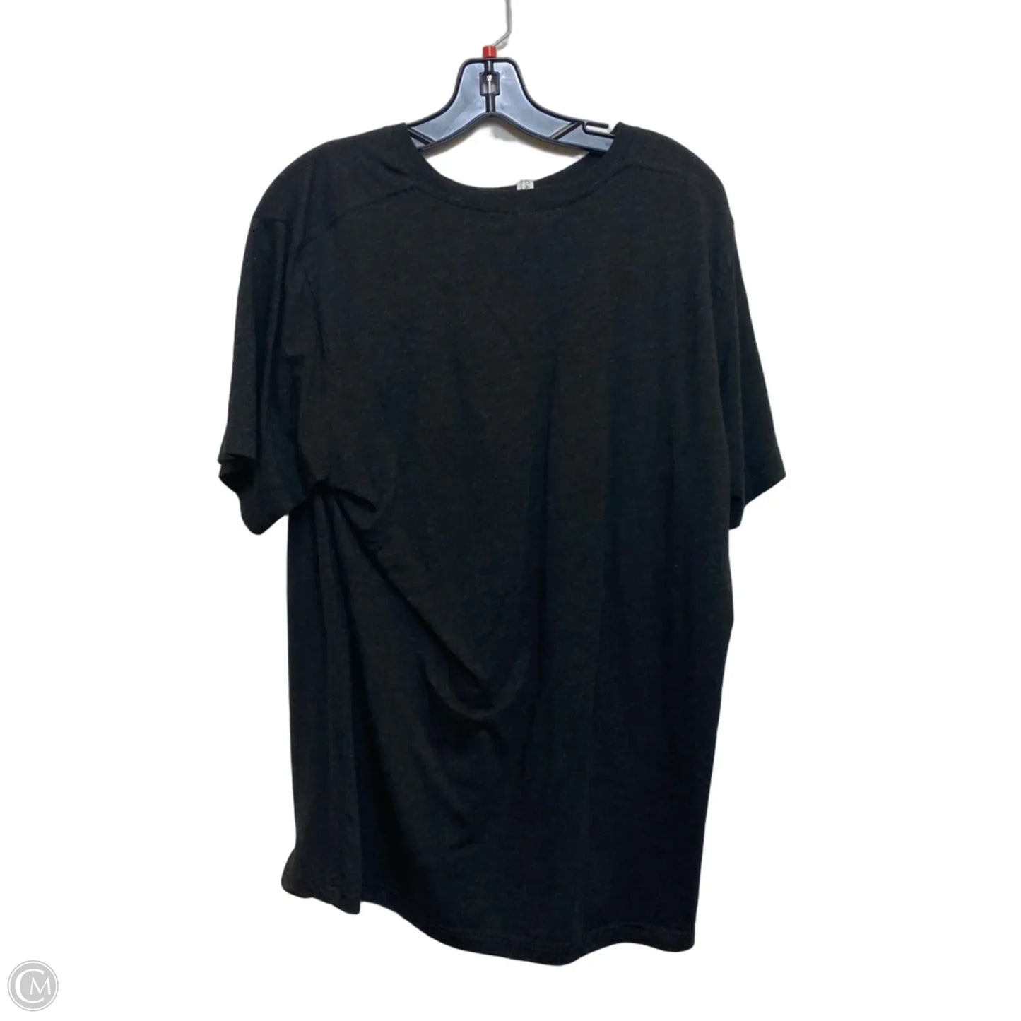 Top Short Sleeve Basic By Canvas In Black, Size: Xl