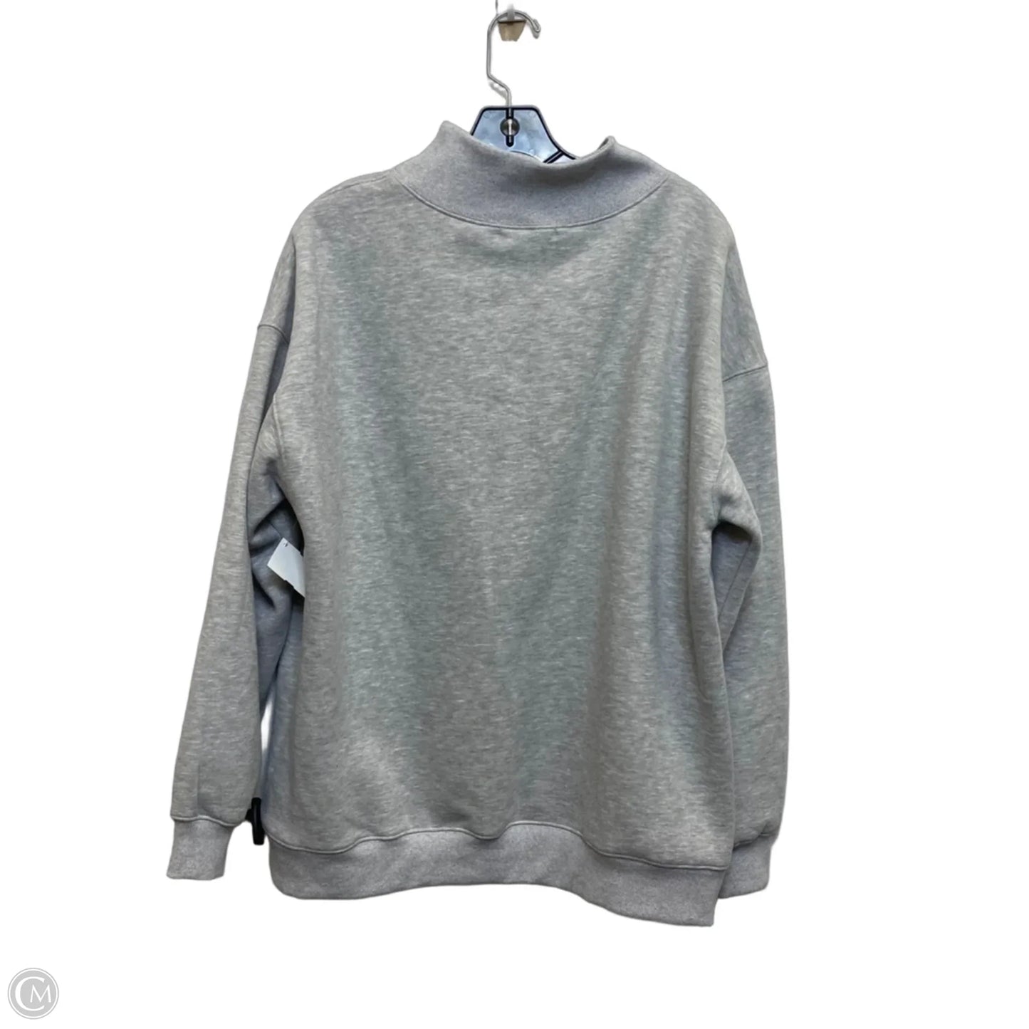 Sweatshirt Crewneck By Trendy Queen In Grey, Size: L