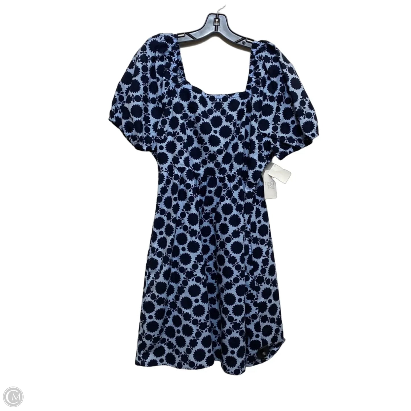 Dress Casual Short By Time And Tru In Blue, Size: L