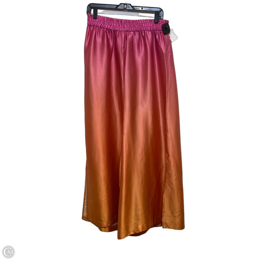 Pants Wide Leg By Cato In Orange & Pink, Size: M