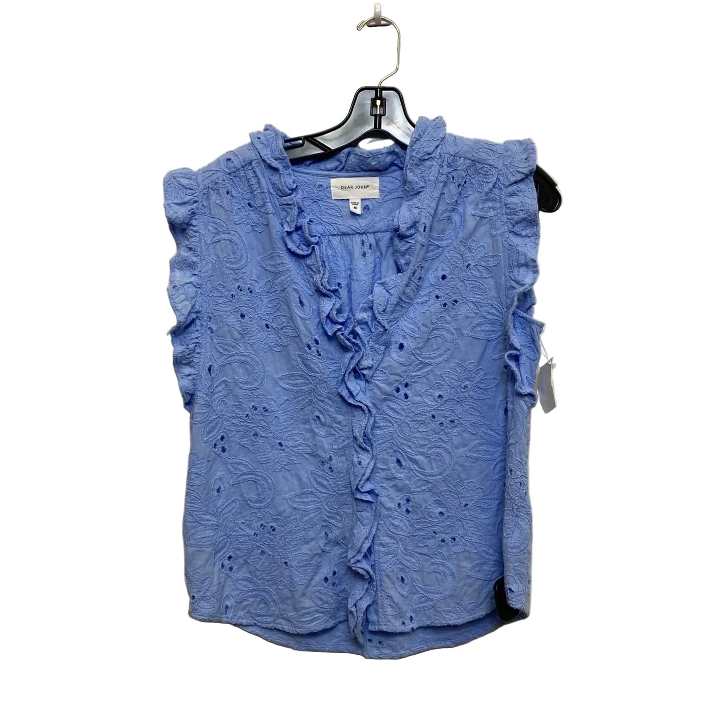 Top Sleeveless By Dear John In Blue, Size: M