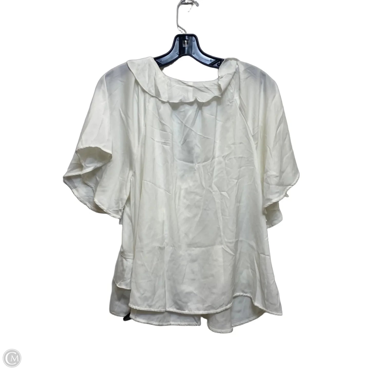 Top Short Sleeve By Old Navy In White, Size: Xl