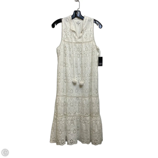 Dress Casual Maxi By Crown And Ivy In White, Size: M