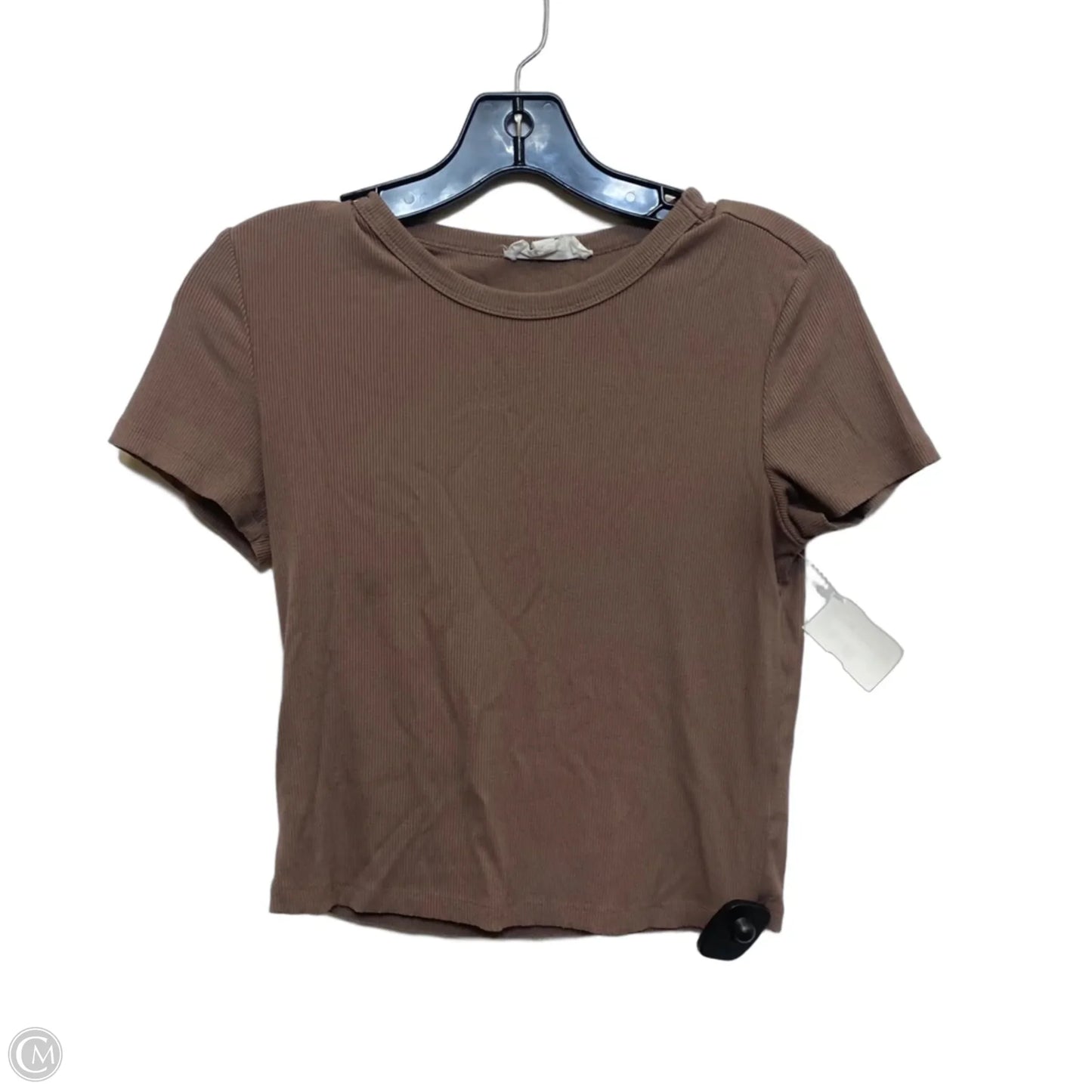 Top Short Sleeve By Gypsy + Jade In Brown, Size: M