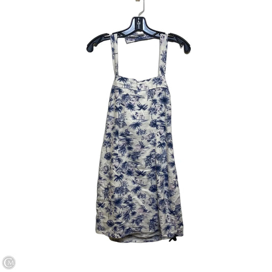 Dress Casual Short By Abercrombie And Fitch In Blue & White, Size: S