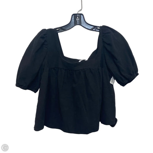 Top Short Sleeve By Day + Moon In Black, Size: S