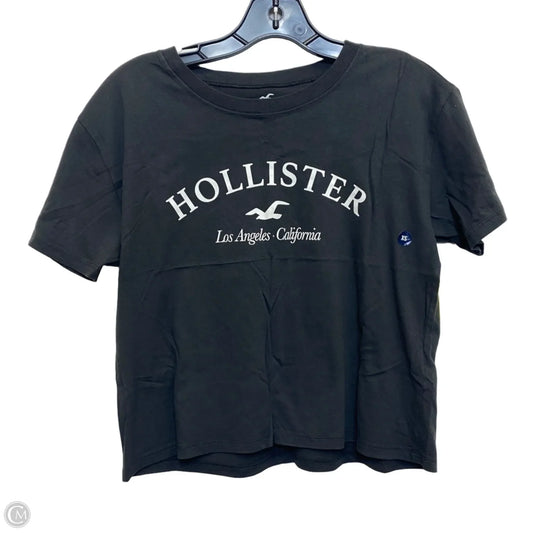 Top Short Sleeve By Hollister In Grey, Size: Xs