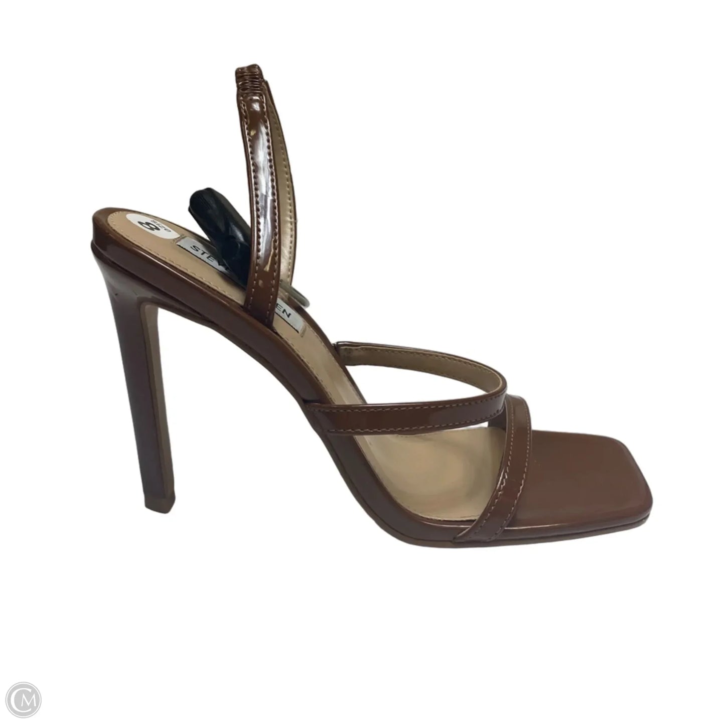 Sandals Heels Stiletto By Steve Madden In Brown, Size: 8
