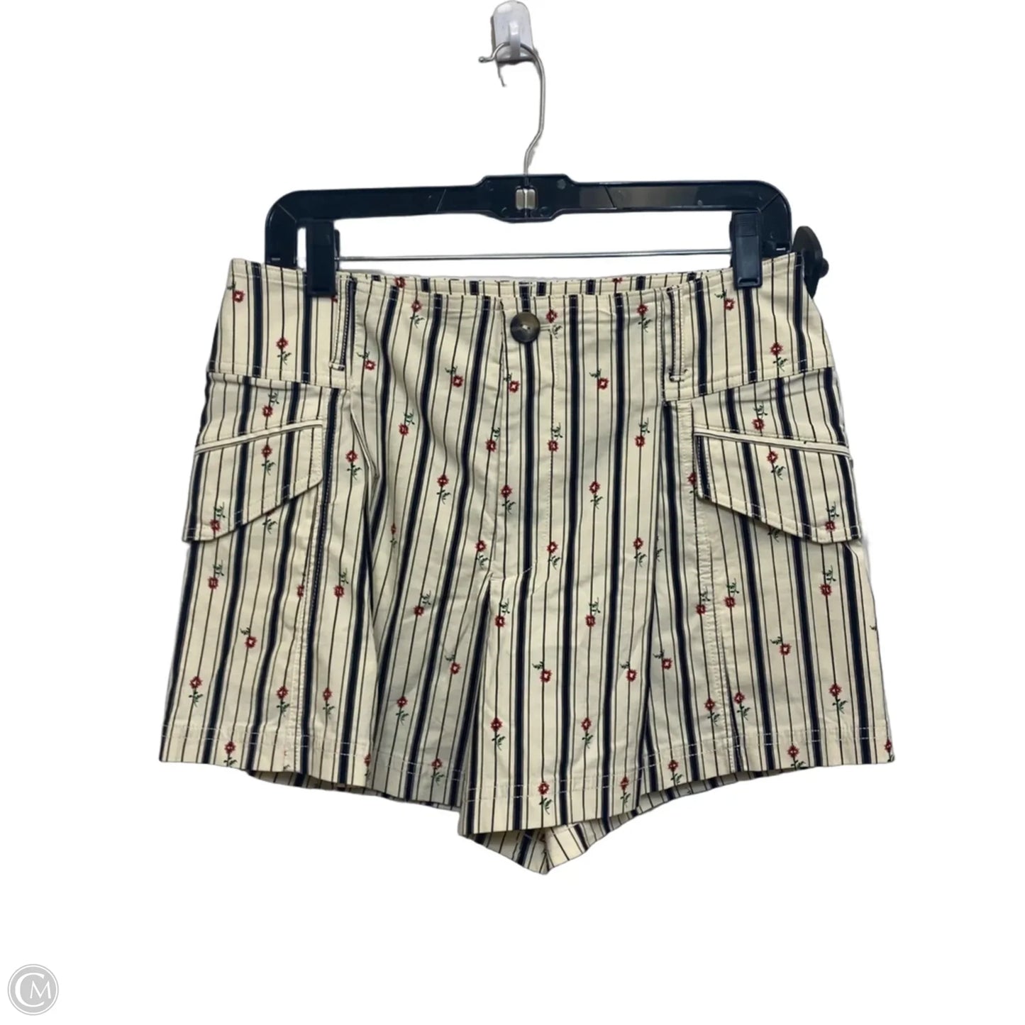 Shorts By Anthropologie In Black & Cream, Size: S