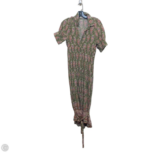 Dress Casual Maxi By Natural Life In Green & Pink, Size: Xs
