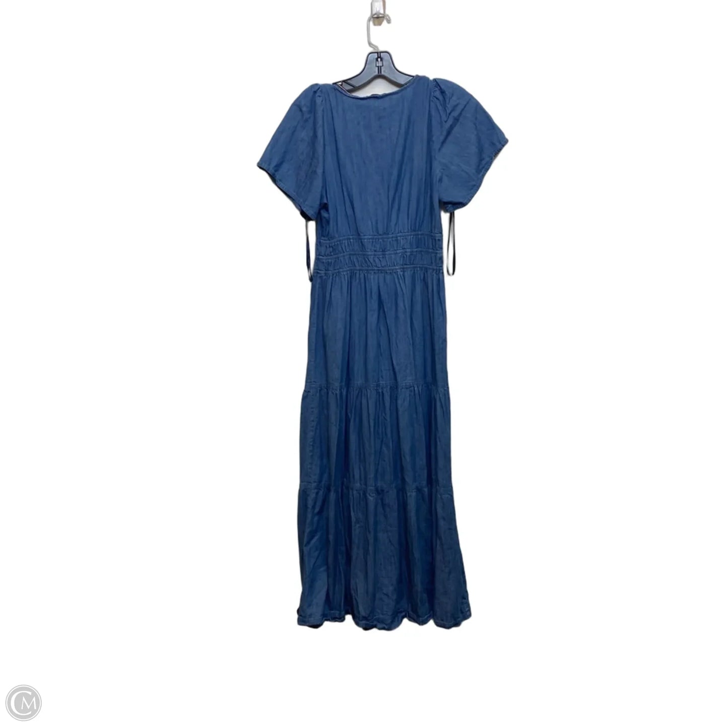 Dress Casual Maxi By Tommy Hilfiger In Blue Denim, Size: S