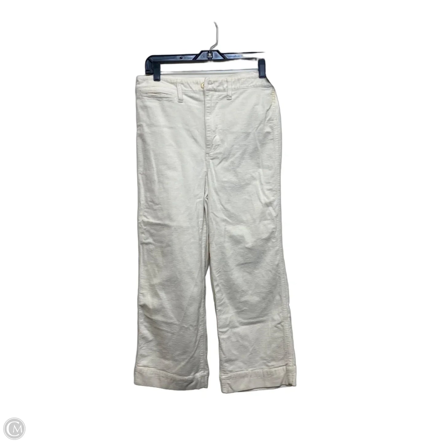 Pants Corduroy By Madewell In Cream, Size: 8