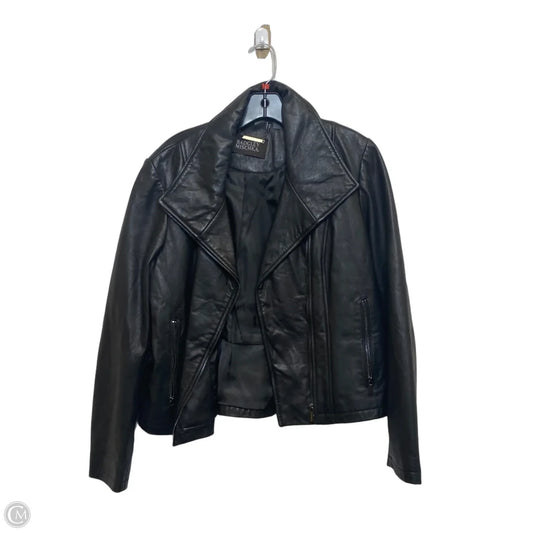 Jacket Designer By Badgley Mischka In Black, Size: L