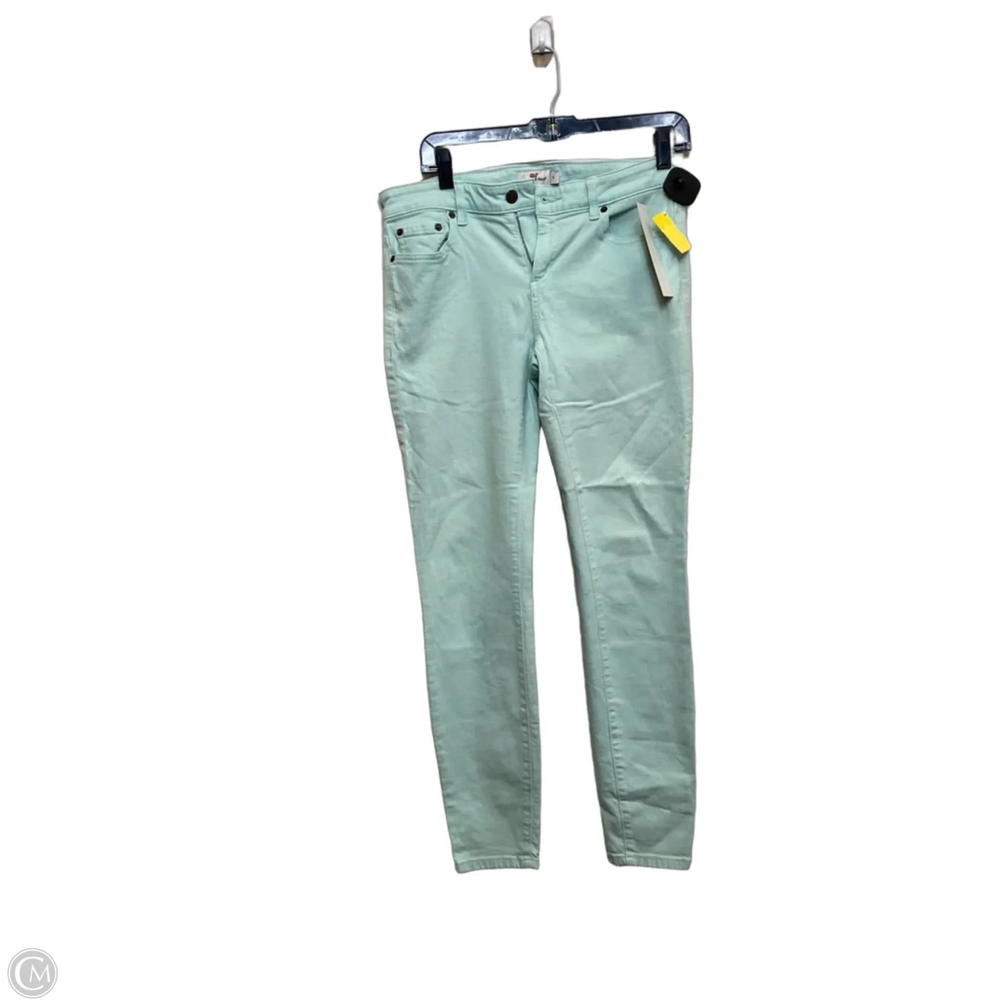 Jeans Designer By Vineyard Vines In Green Denim, Size: 6