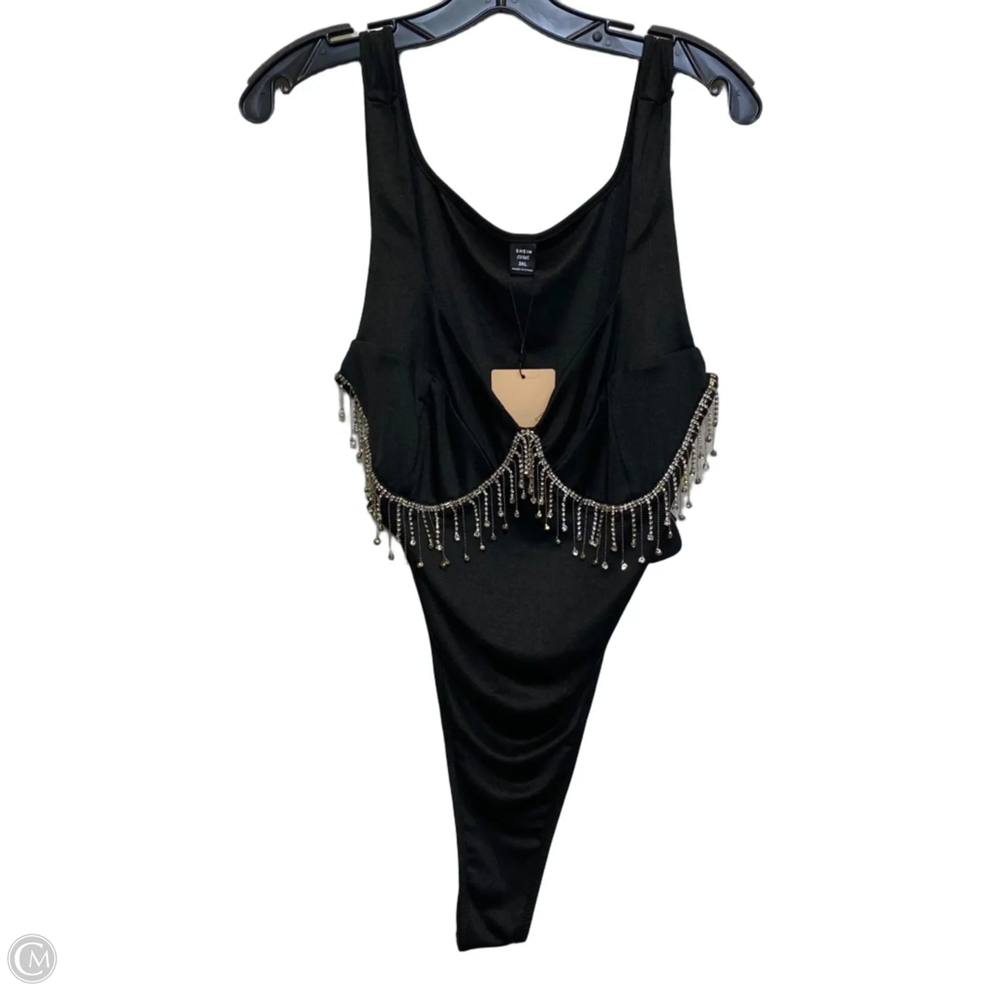 Bodysuit By Shein In Black, Size: 3x