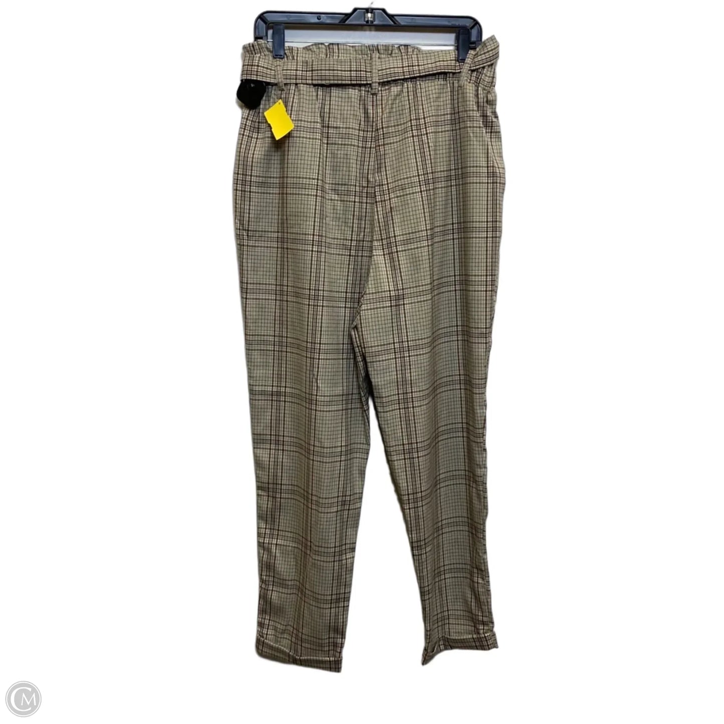 Pants Other By So In Brown & Cream, Size: L