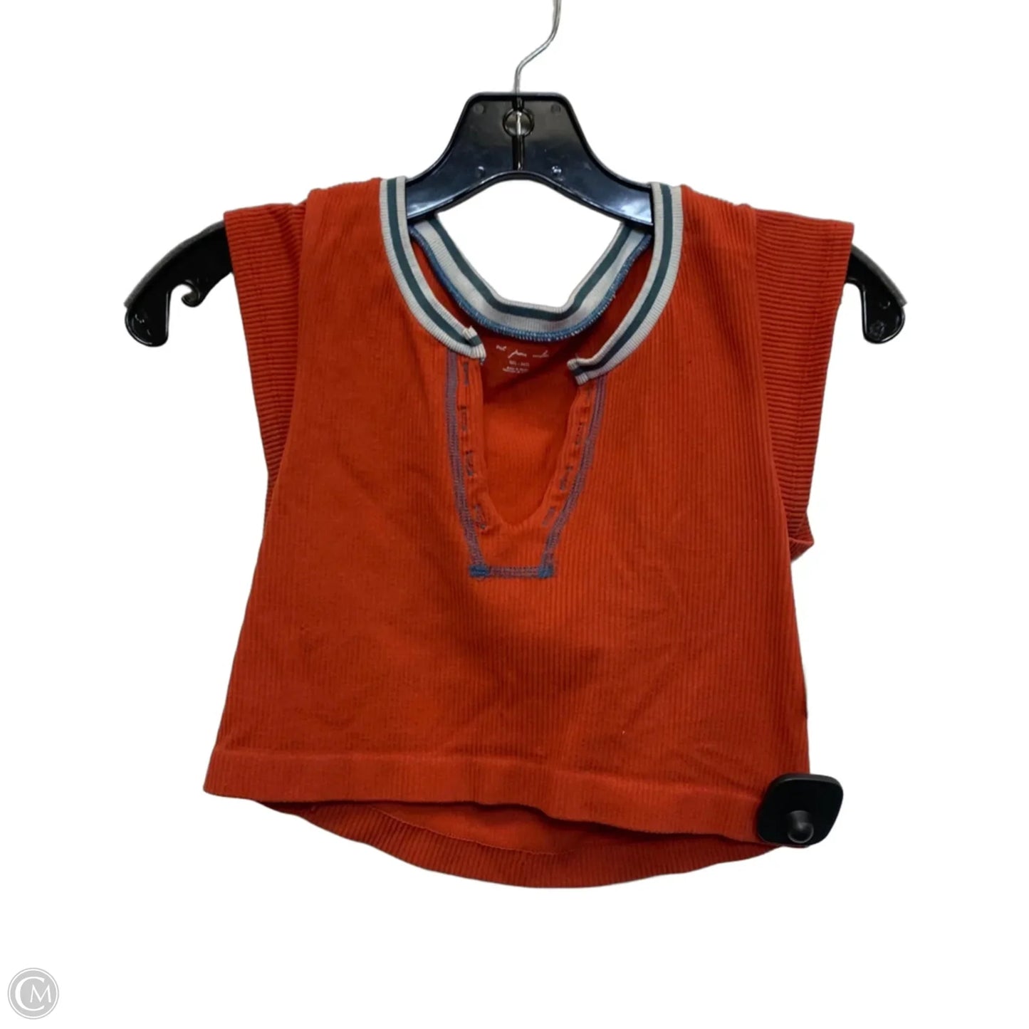 Top Short Sleeve By Out From Under In Orange, Size: M