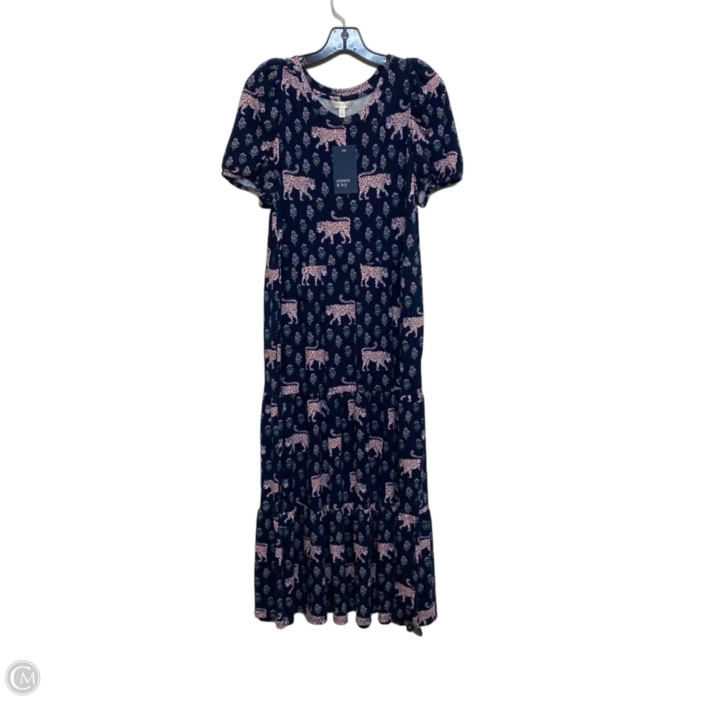 Dress Casual Maxi By Crown And Ivy In Blue, Size: L