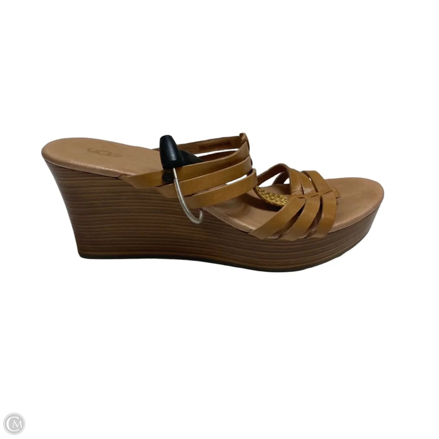 Sandals Designer By Ugg In Tan, Size: 8