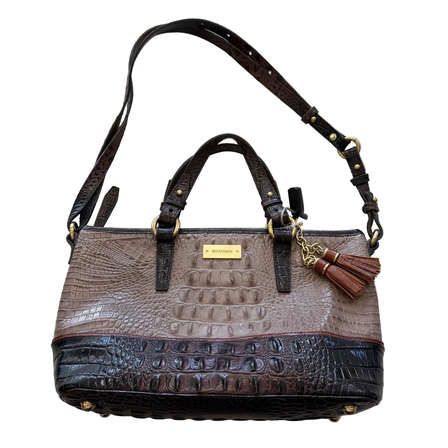 Crossbody Designer By Brahmin, Size: Medium