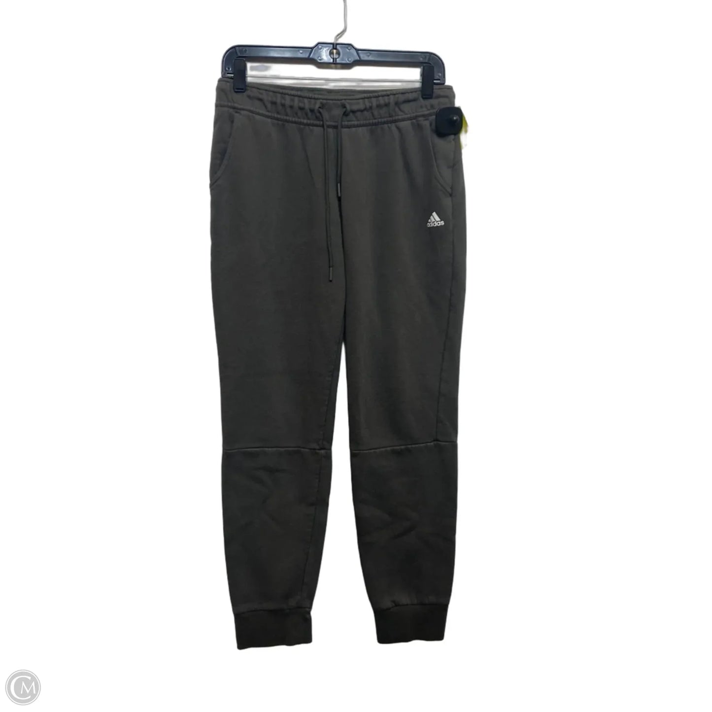 Athletic Pants By Adidas In Grey, Size: M