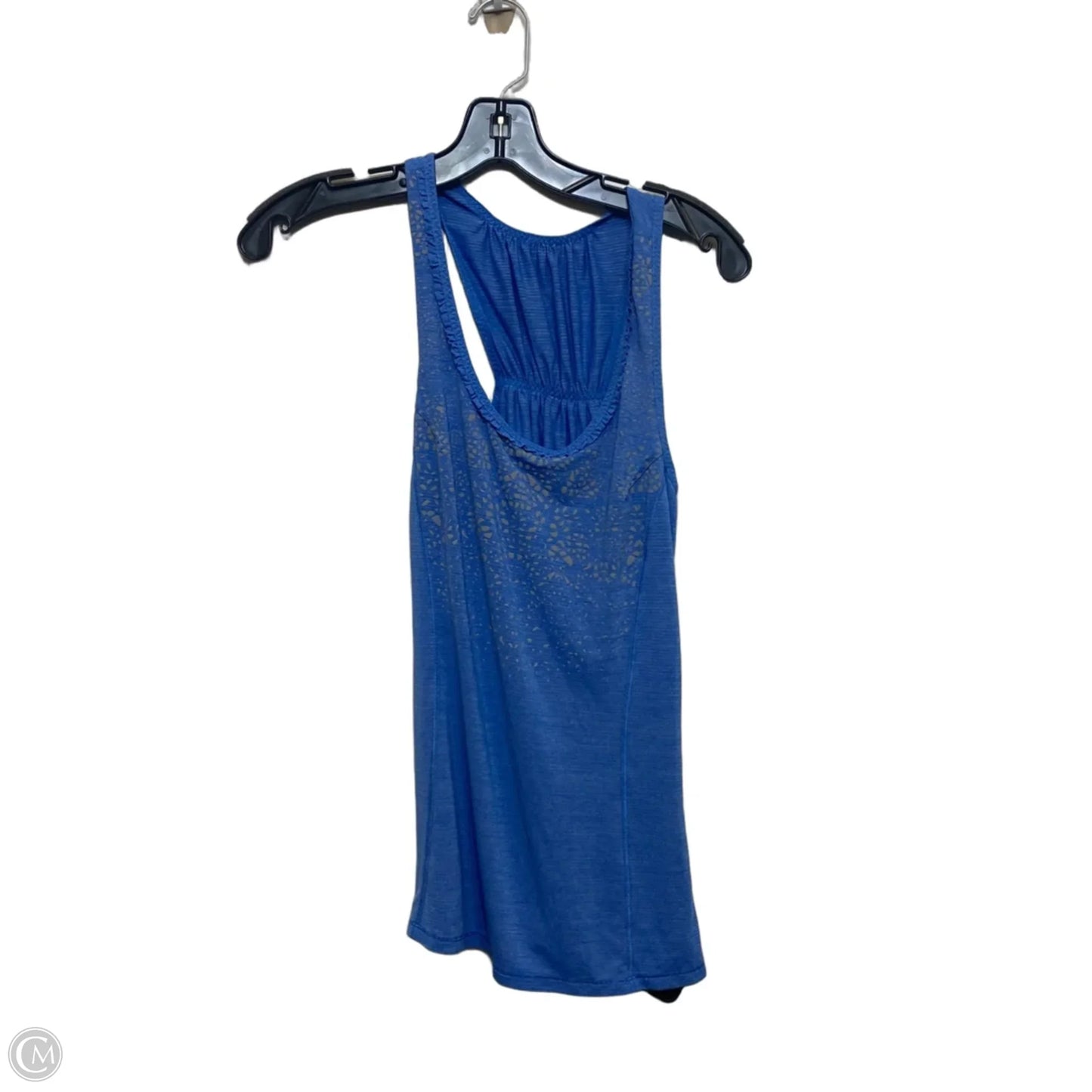 Athletic Tank Top Designer By Lululemon In Blue, Size: Xs