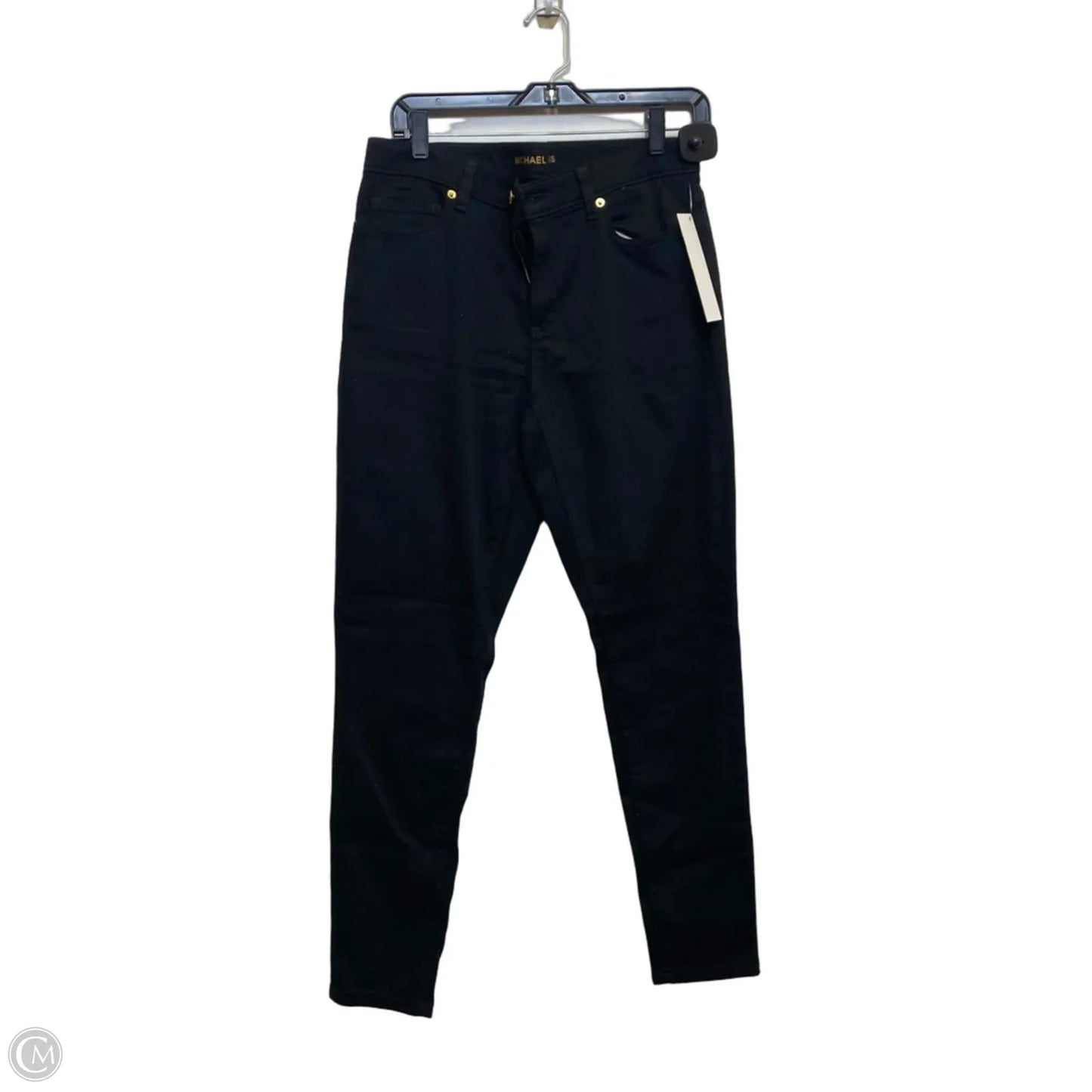 Jeans Designer By Michael Kors In Black Denim, Size: 10