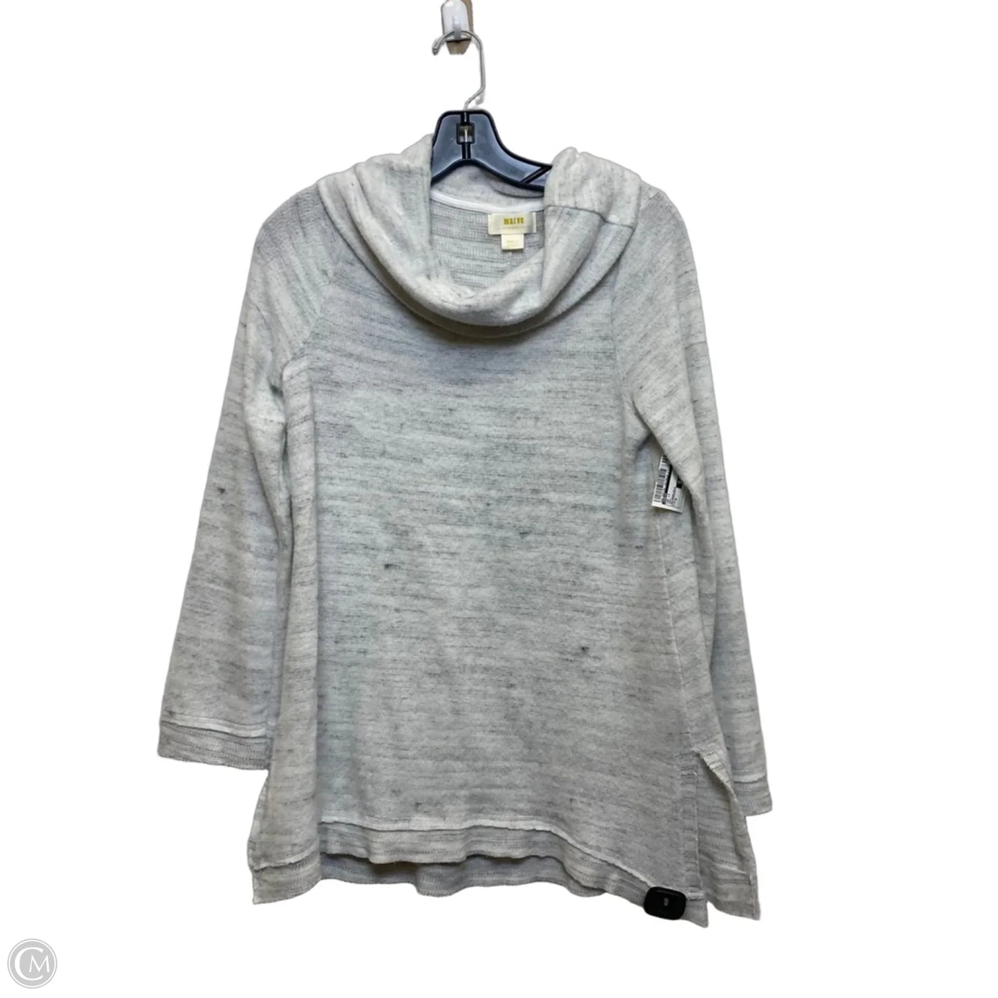 Top Long Sleeve By Maeve In Grey, Size: S
