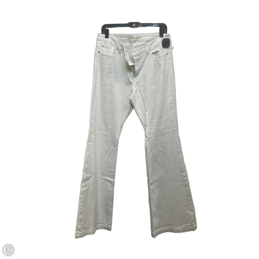 Jeans Designer By Michael Kors In White Denim, Size: 12