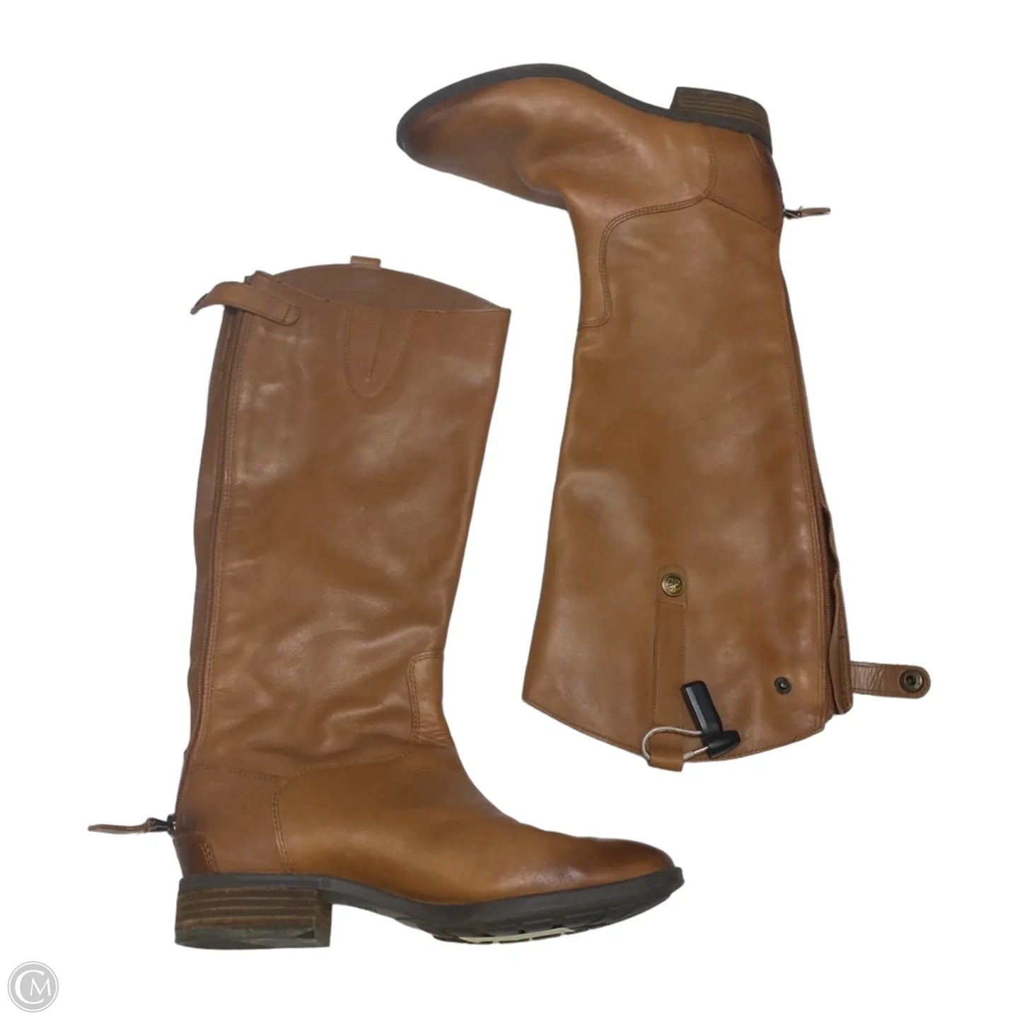 Boots Knee Flats By Sam Edelman In Brown, Size: 9